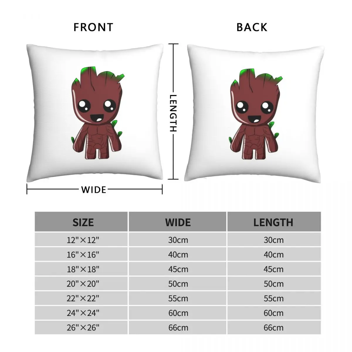 Рисунок 4 - Детская квадратная наволочка Groot