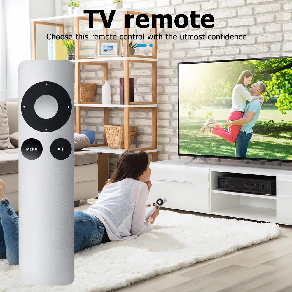 Telecomando Universale Sostitutivo Per Apple TV 2 E 3 – Compatto A Infrarossi, Colore Argento - 4