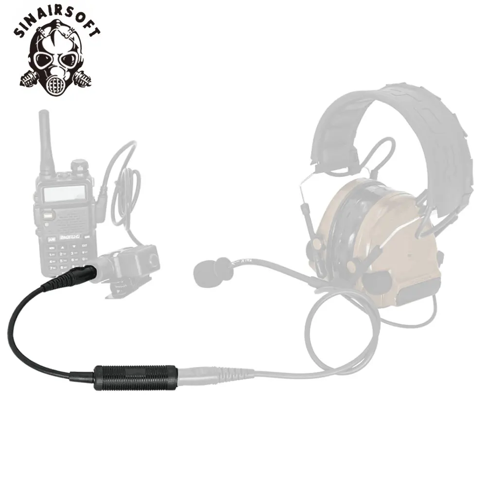 Z Tactical Hunting Wiring Transform Adapter Z-TAC Softair Headset Connect PTT Ztac Airsoft Headphone Accessories Z145