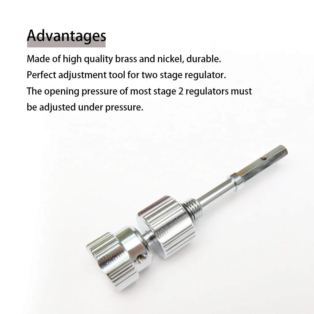 Second Stage Regulator Rustproof Adjustment Tool Good Sealing Practical Wear-resistant Lightweight Maintain Gear