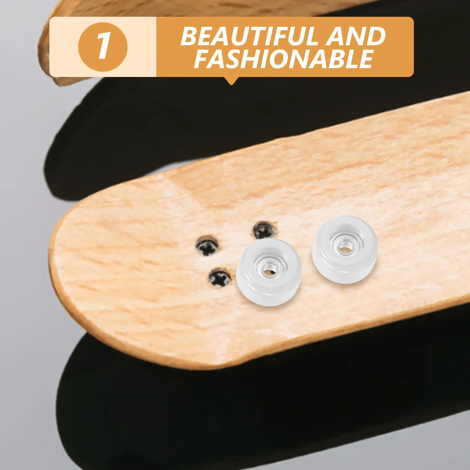 4개입 핑거보드 트럭 34mm 시뮬레이션 스케이트 롤러 휴대용 스트레스 해소 교육용 핑거 스포츠 장난감