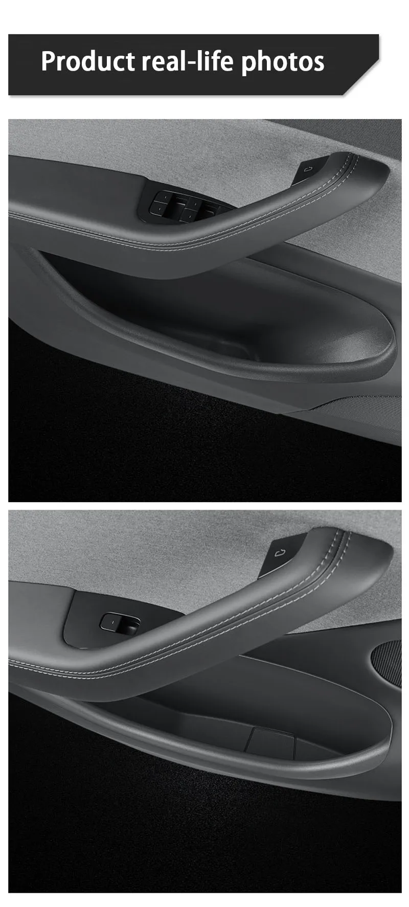 Door Side Storage Box For Tesla Model Y Juniper Model 3 Highland Full&Half Cover