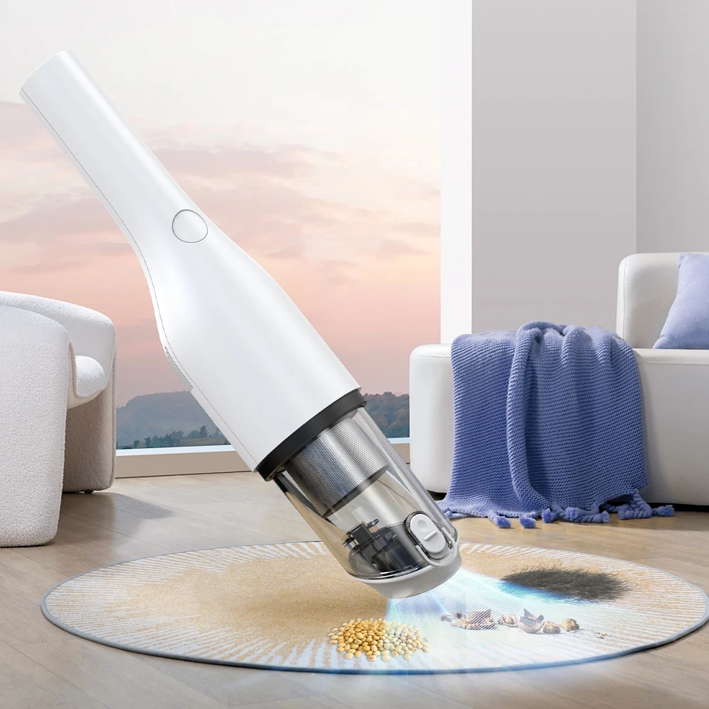 Car Vacuum Cleaner Strong Suction Wireless Portable High Power Handheld Rechargeable Vacuum Cleaner 12V Car Interior Accessories
