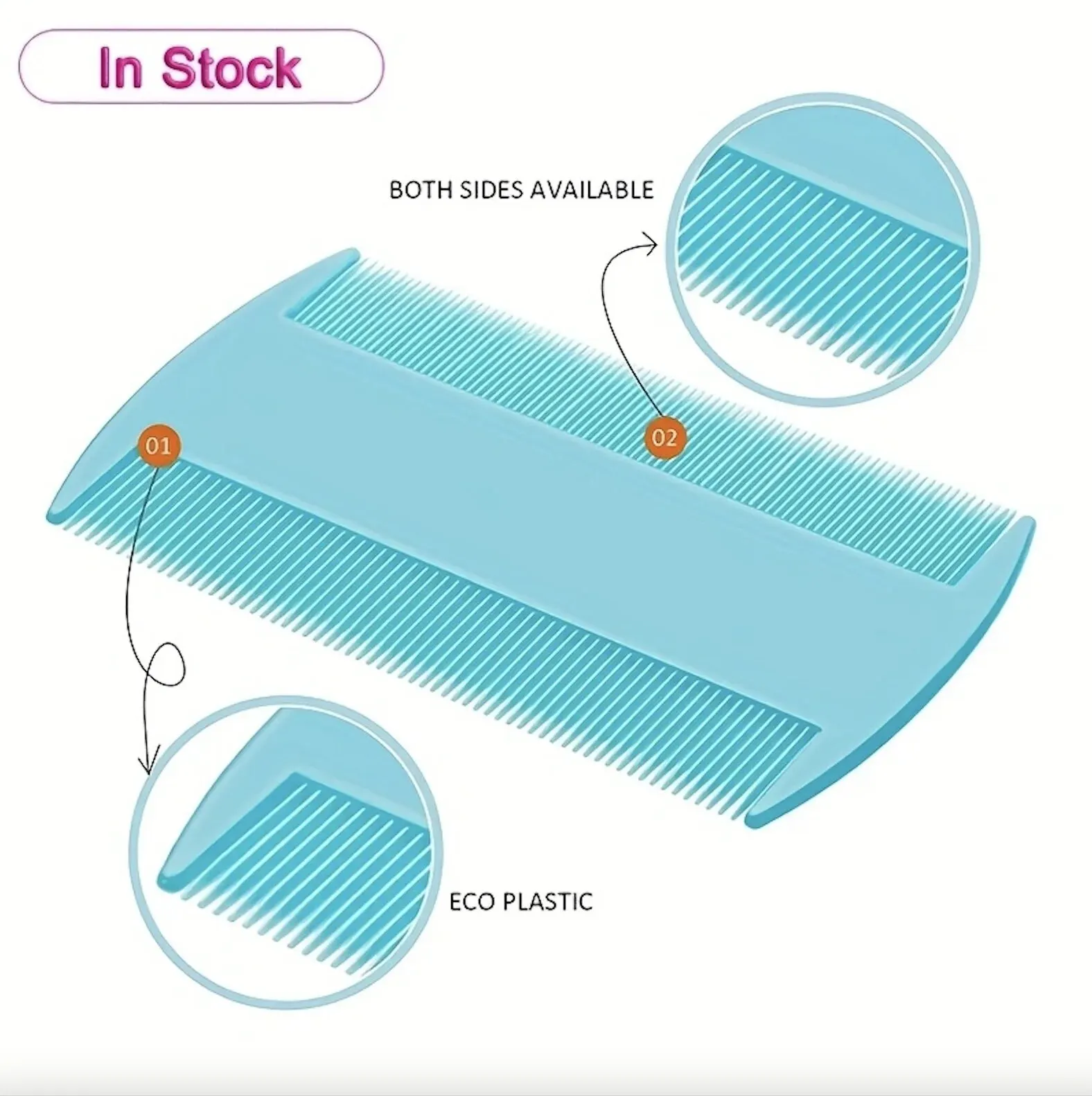 6-Piece Pet Grooming and Deshedding Comb Kit