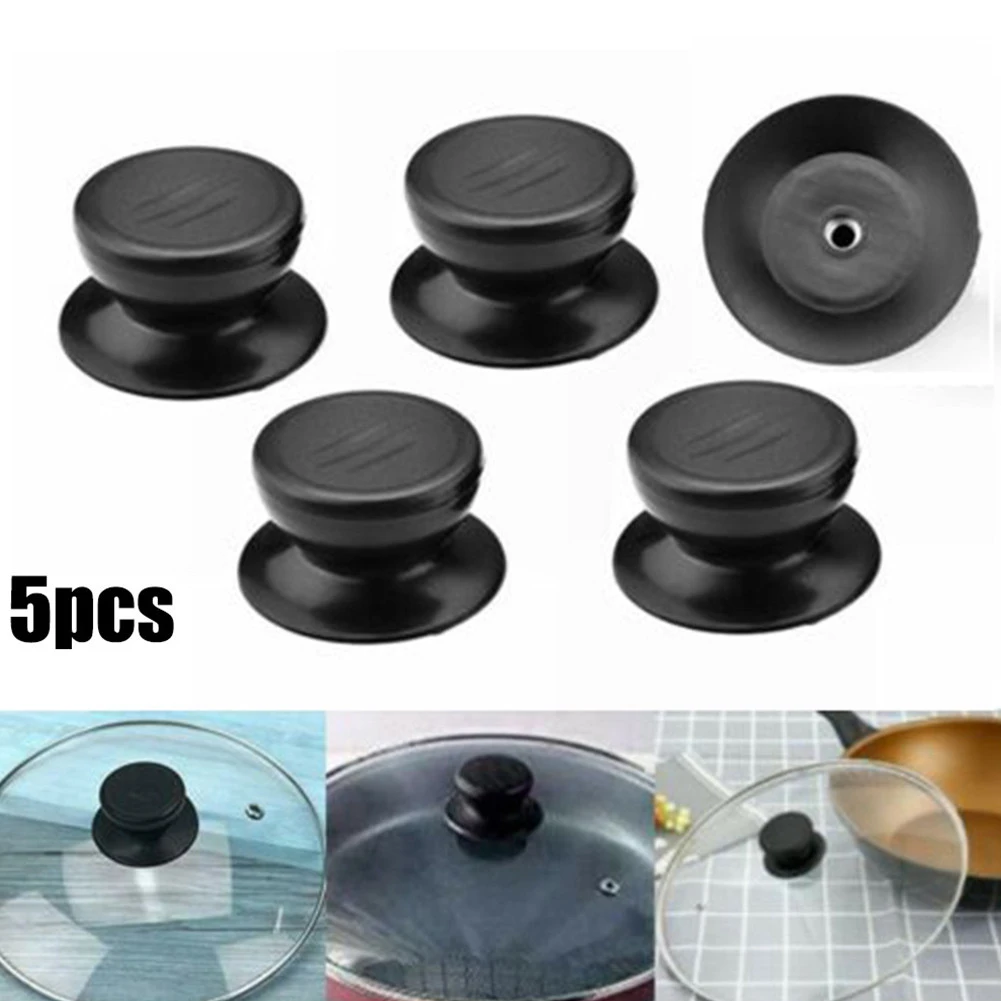 5pcs Pot Pan Lids Knob Lifting Handle Saucepan Lid Home Kitchen Cooking