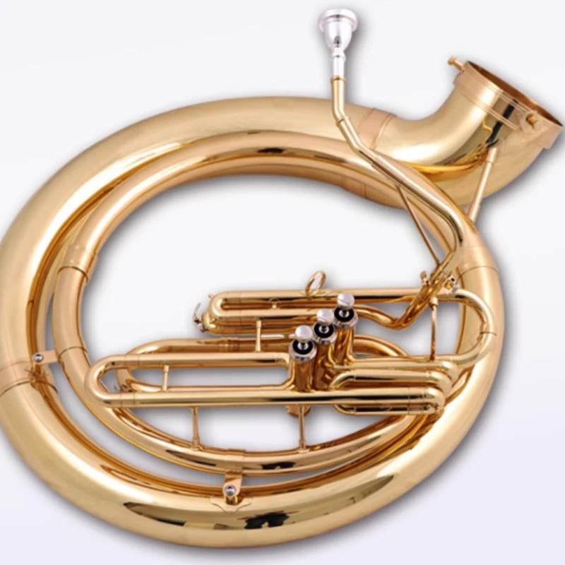 Tuba Sun Horn Instruments All Pure Brass Marching Band Drum and Bugle Corps Bass Tuba Sousaphone Wind Instruments
