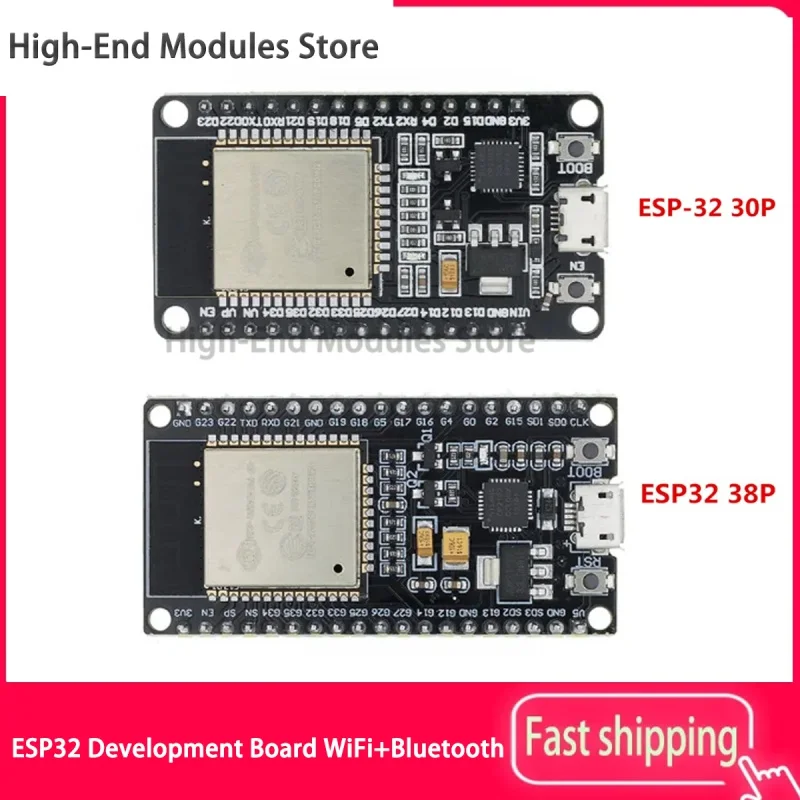 

Макетная плата ESP32, WiFi, Bluetooth, сверхнизкое энергопотребление, двухъядерный