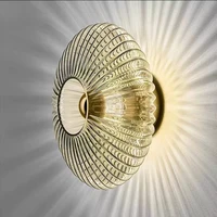 Glass Wall Lamp Glass Wall Sconce For Corridor Background Bedroom Living Room Bedside Ambiance Wall Light Indoor Home Decor 2
