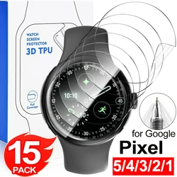 Premium Flexible TPU Screen Protectors - HD Anti - Scratch Hydrogel Films - 9Pcs (Pixel Watch 1 41mm)