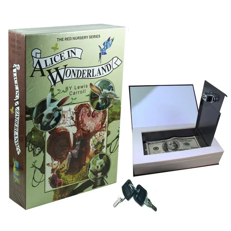 Home Safe High Quality Secret Book Hidden Safe Safe Money Bank Coin Bank Cash Box Money Box Metal Steel Simulation Classic Books