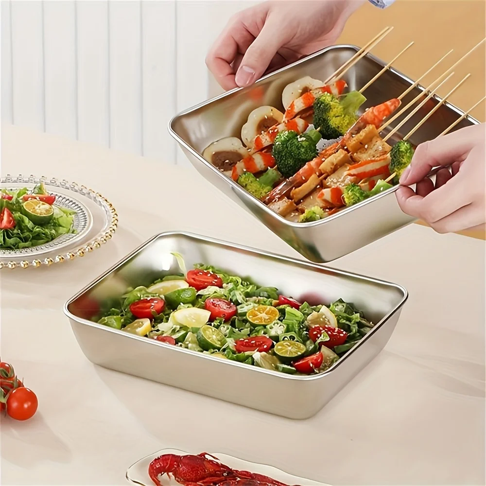 Plastic Serving Tray Set for Buffet Parties Home plastic serving tray