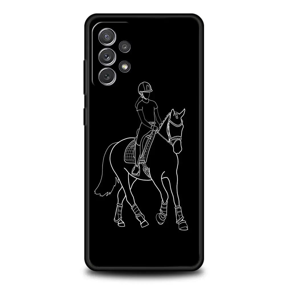 Elegant Animal Art Horse Phone Case Cover