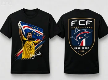 T-shirt stampata comoda ed elegante, a maniche corte, adatta sia per uomini che per donne della squadra di calcio