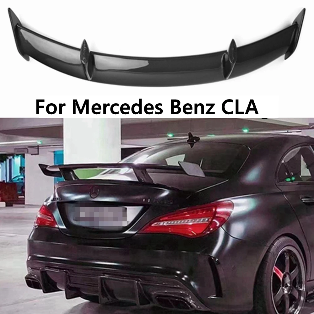 

For Mercedes - Benz CLA CLASS W117 CLA45 Carbon Fiber Forged carbon Rear Trunk Spoiler 2013 2014 2015 2016 GT Spoiler Wing Lid