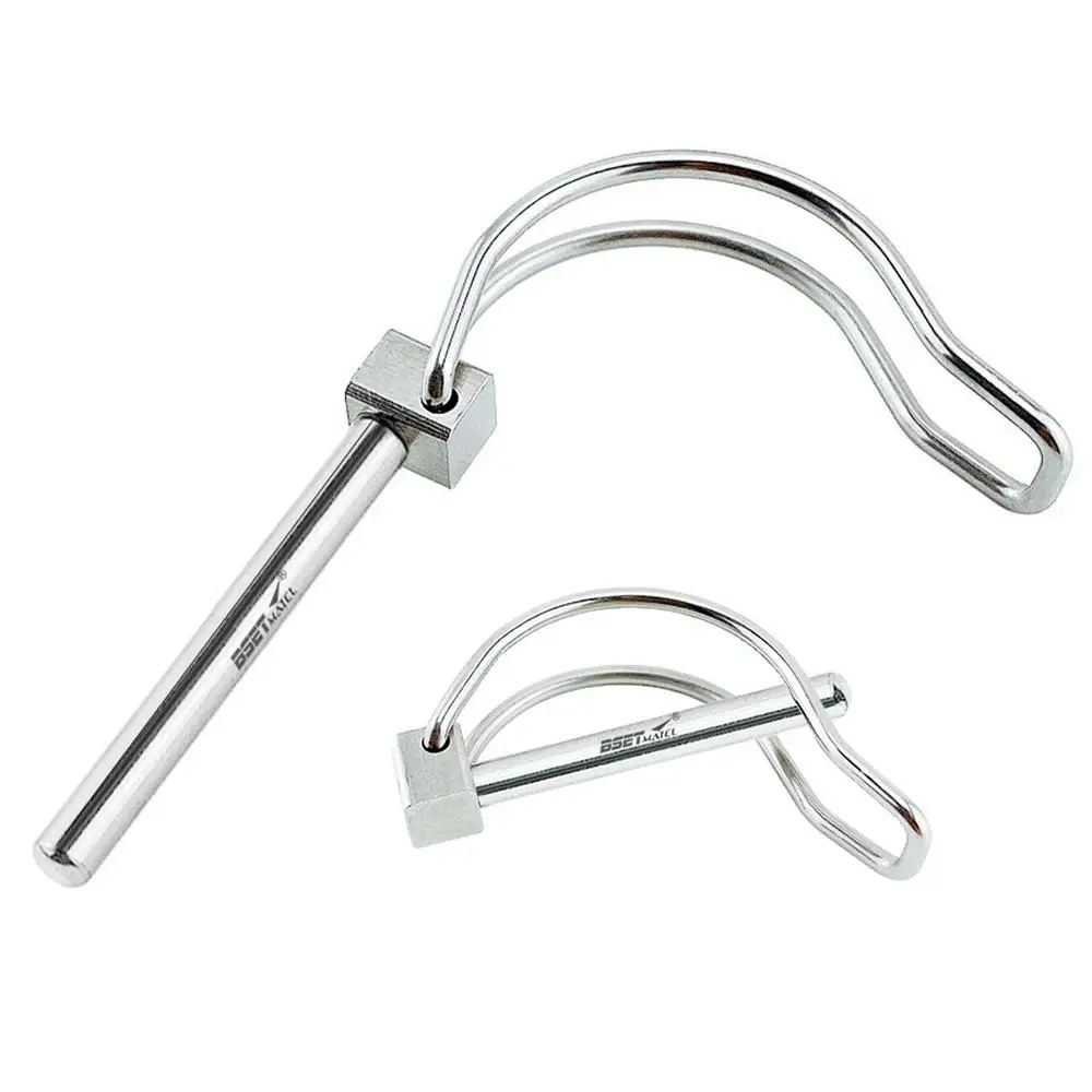 Uxcell Shaft Locking Pin 6mm X 60mm Coupler Pin For Farm Trailers Lawn Garden In Arch 3pcs - View #3