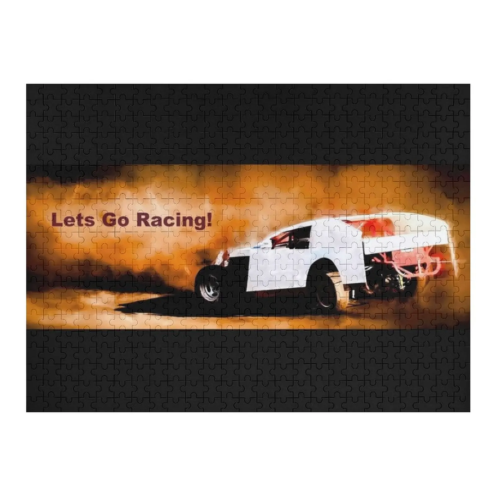 

Lets go modified dirt racing Jigsaw Puzzle With Personalized Photo Customized Kids Gift Jigsaw Custom Personalized Gifts Puzzle