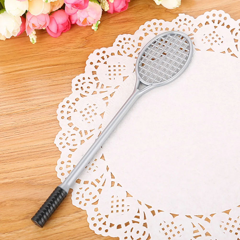 20 Pcs Badminton Racket Pen Cartoon Things for School Office Adorable Gel Fine Point Business Writing Ink Bulk Student Pens