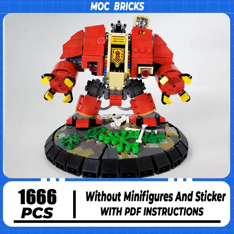 

Moc Building Bricks Hammer Warship Model Heavy Mechanized Armor Technology Blocks Gifts Toys For DIY Mechanical tank Assembly