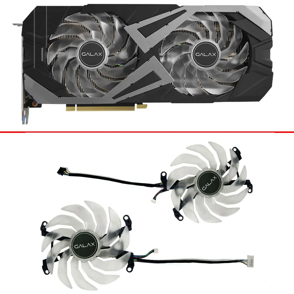 Ventilador de Refrigeração para Galaxy Kfa2 Rtx 3060 3070 3070ti 3060ti ex Ventilador de Placa Gráfica 100 mm 4pin 6pin Gfy10015h12spa