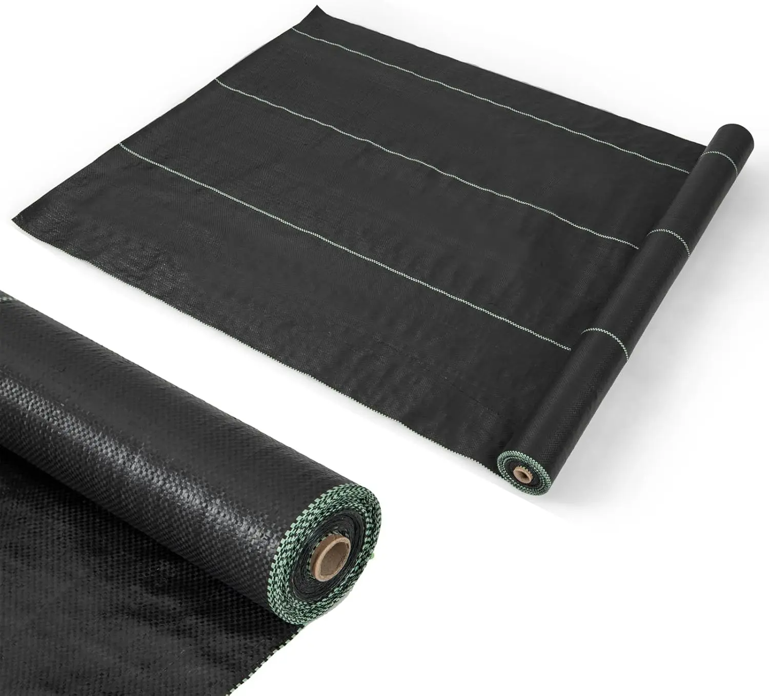Weed Control Fabric, 50 m², Anti Weed Fabric with Guide Line, Water-Permeable, Tear-Resistant & UV Protection