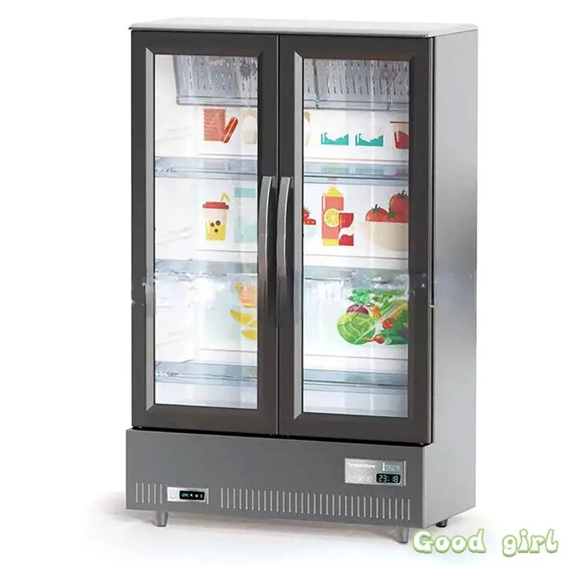 

1/12 миниатюрный кукольный домик, двойная дверь, холодильник, морозильная камера, модель для кукольного домика, миниатюрная кухня, мебель для супермаркета, игровой домик