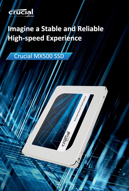 Crucial MX500 Internal Solid State Drive 250GB 500GB 1TB 2TB 4TB 