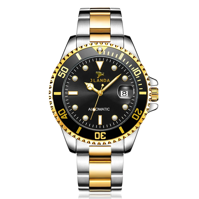 

Top Brand Luxury Mechanical Men Watches Skeleton Automatic Masculino Waterproof Self-wind Clock Date Stainless Steel Hombre