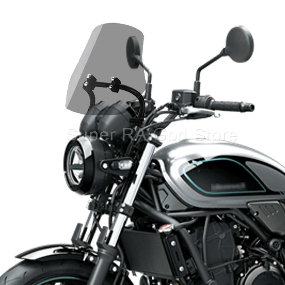 Per Il 2023 Z650Rs Moto Avventura Parabrezza Parabrezza Supporto Di Navigazione Portatile