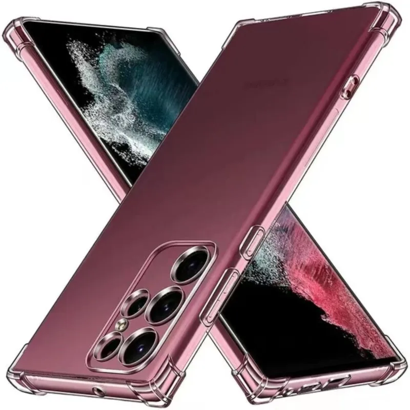 Durable Transparent Shockproof Phone Case - Enhanced Protection Back Cover