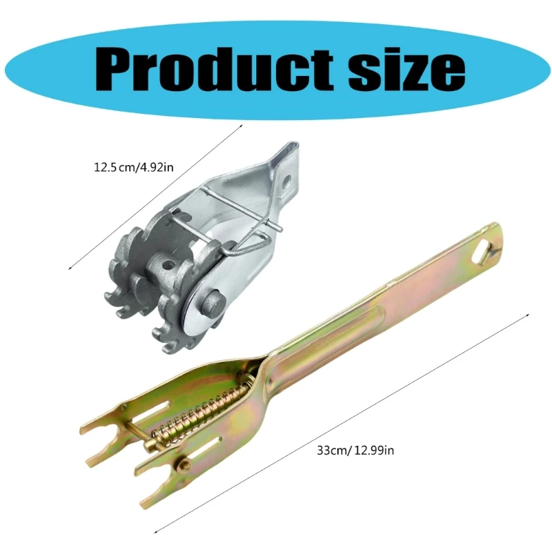 Fence Tensioner Ratchet Handle Electric Fence Tightener Handle for Agricultural Fence Strainer Wire Strainer Handle 2