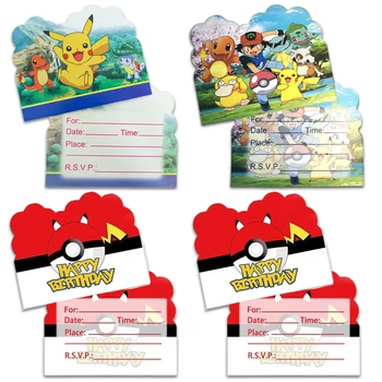 Pokemon Pikachu Party Invitations 1