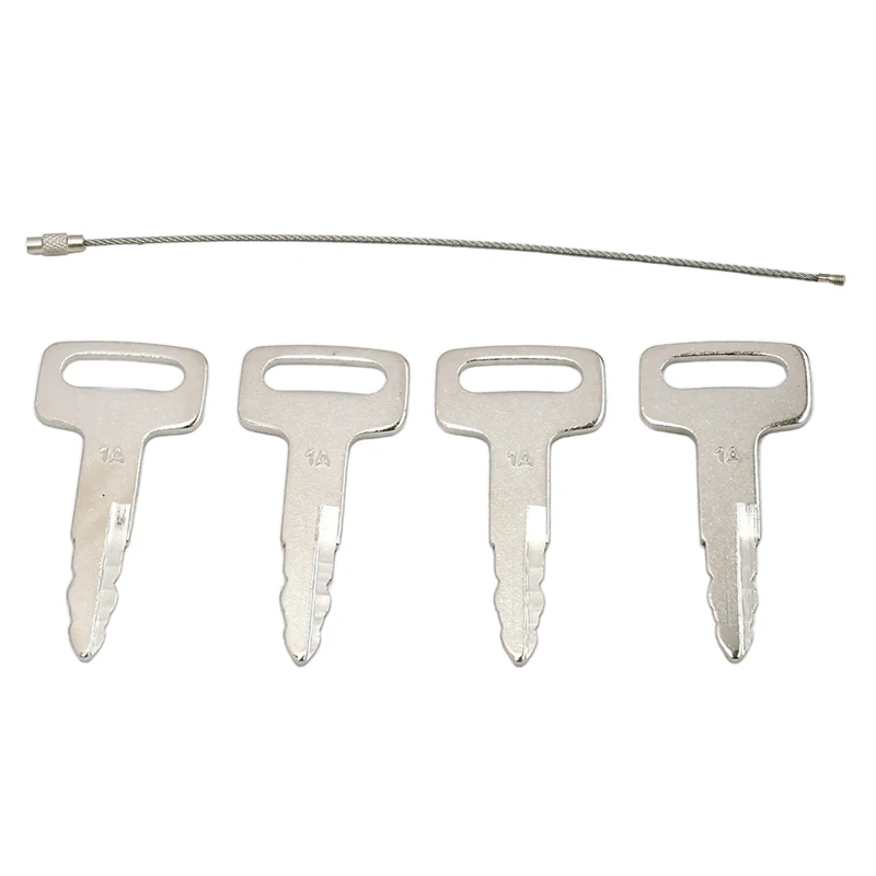 4 Pcs Ignition Keys 1A KEY00-GB01A NIS-1A Compatible with Nissan Forklift Trucks