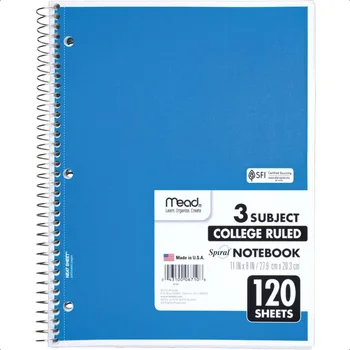 Subject College Ruled Notebook 1