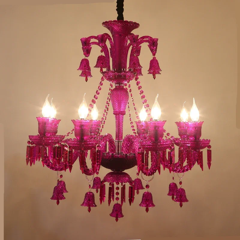 

TEMAR Luxurious Style Crystal Pendant Lamp European Candle Lamp Art Living Room Restaurant Bedroom Villa Chandelier