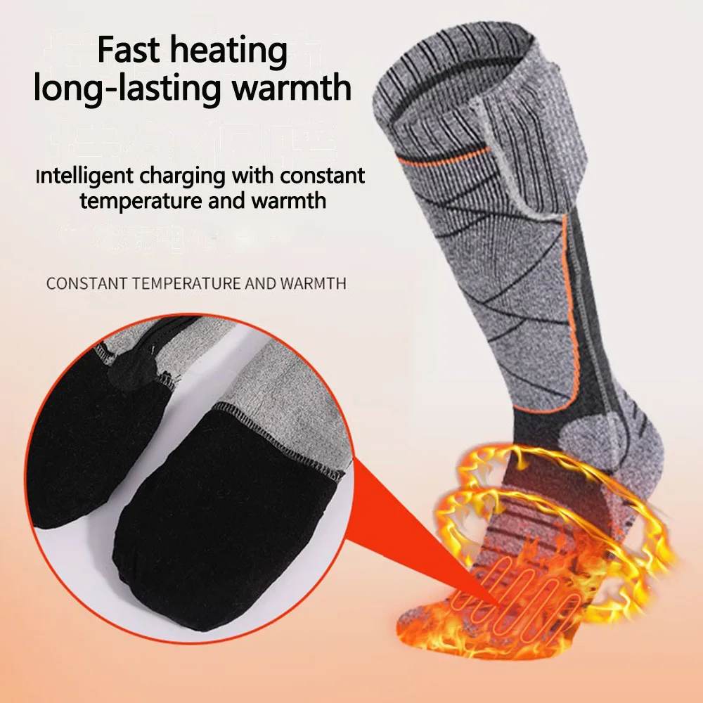 Motorcycle heated socks Electric Heating Socks For Winter Skiing Outdoor Warmth Men's Women's Mobile Apps Control