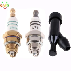1PCS BM6A Spark Plug Glow Plug Replacemnet for 2-stroke Chainsaw Lawn Mower Strimmer