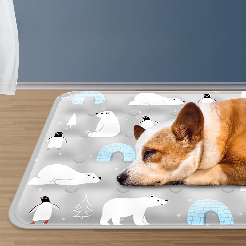 Summer Cooling For Cats And Dogs Indoor And Outdoor Pet Ice Mats Dog Mats Summer Cat Ice Good Booking Mats Multiple Colors_voghion.com