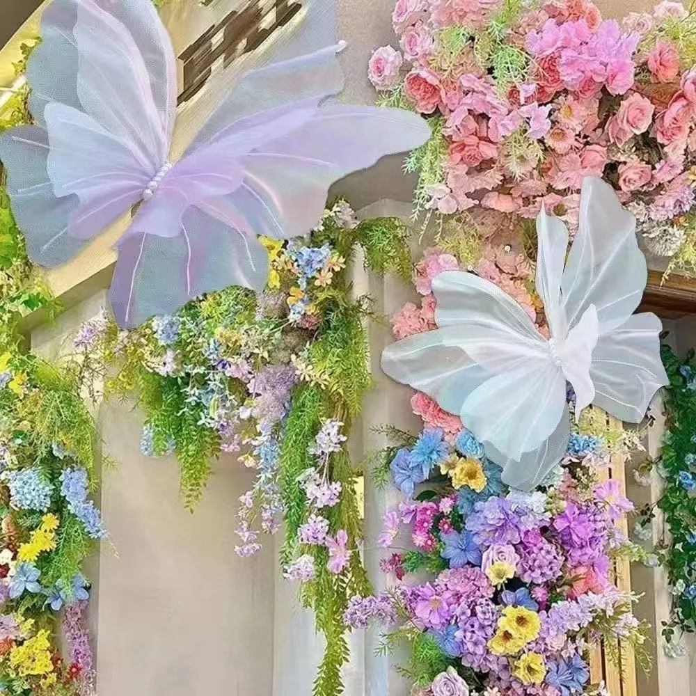 Giant Pastel Butterfly Decoration for Celebrations and Events