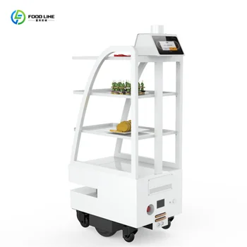 Robot di Servizio Personalizzato per Catering, Assistente di Cucina a Doppio Uso e Cameriere per la Consegna di Cibo per Ristoranti