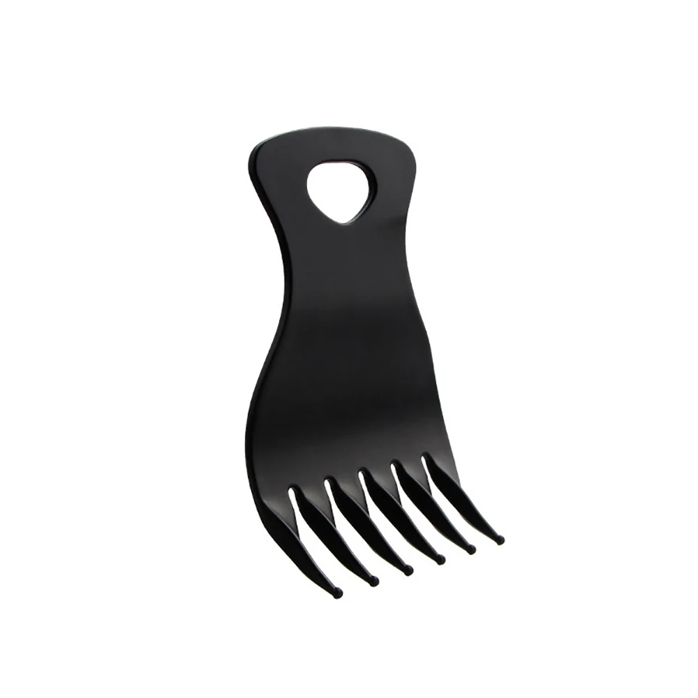 New 2024 Black Large Wide Tooth Combs Handle Detangling Combs Hairstyle Man Barbershop Hair Styling Tools Hair Brush 4