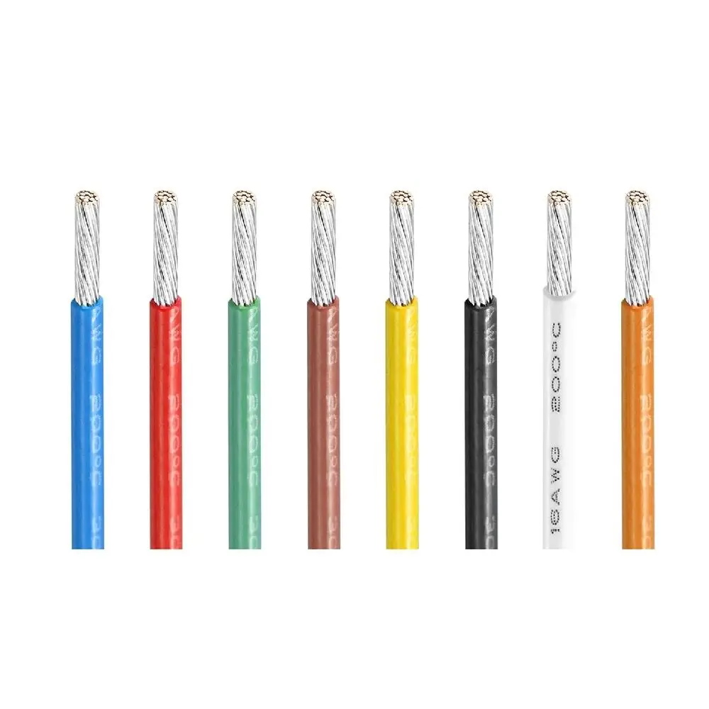 Heat-resistant Cable Wiring Soft PVC Wire 12AWG 14AWG 16AWG 18AWG 20AWG 22AWG 24AWG 26AWG 28AWG 30AWG Connector | Обустройство дома