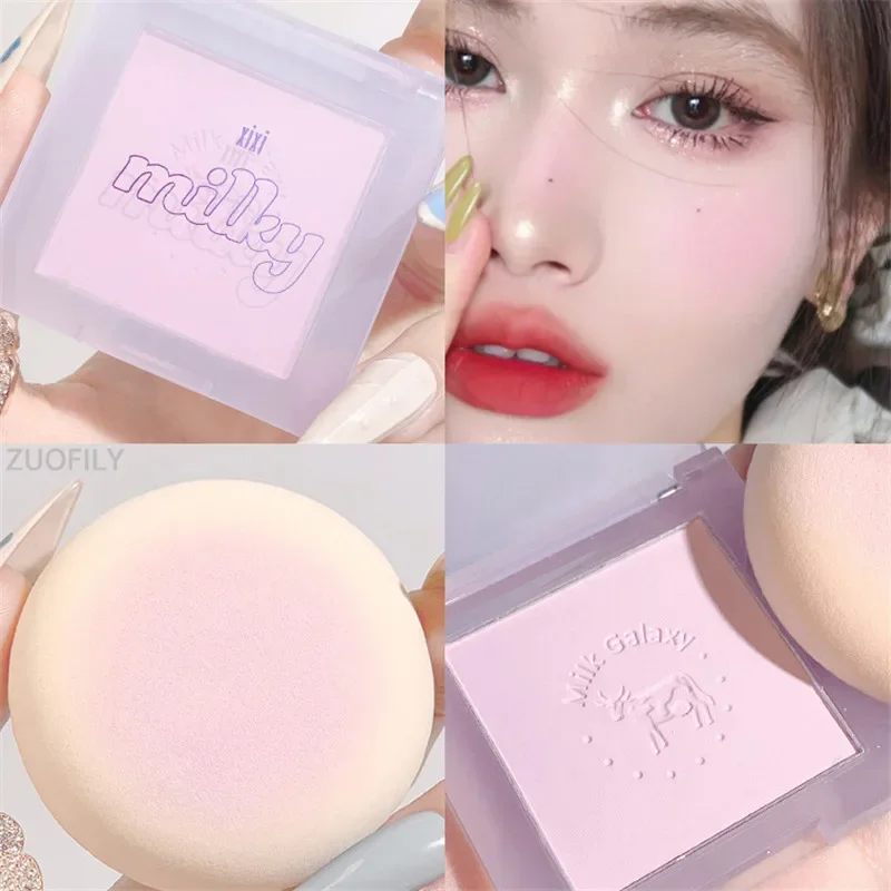 Soft Matte Blush Mini Portable Natural Blush Palette Makeup Cosmetic Face