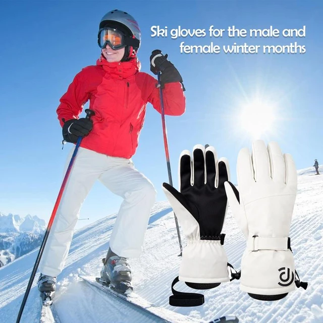 Ski Gloves Snowboard Gloves Touchscreen Waterproof Winter Warm gloves five finger  Gloves for Men Women for skiing Cycling - AliExpress