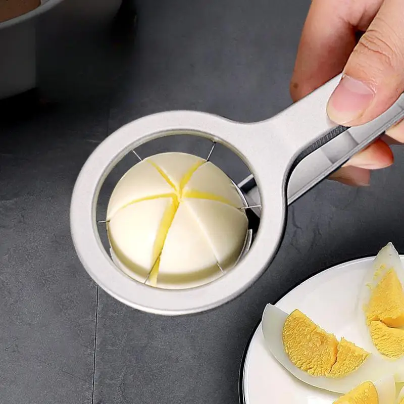 Stainless Steel Wire Egg Slicer Manual Kitchen Tool Stainless Steel Egg Slicer Vegetable Salad Egg Slicing Tool Egg Slicer