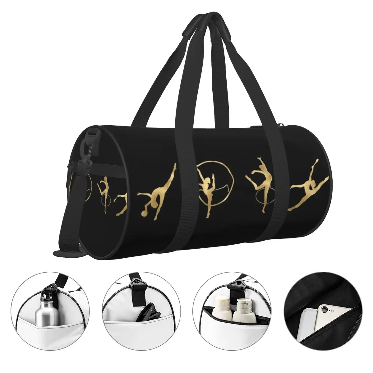 Rhythmic Gymnastics Gym Bag Dace Girl Luggage Sports Bags Men Women Gym Accessories Novelty Fitness Bag Portable Handbags storage bag,travel bags,leisure bag