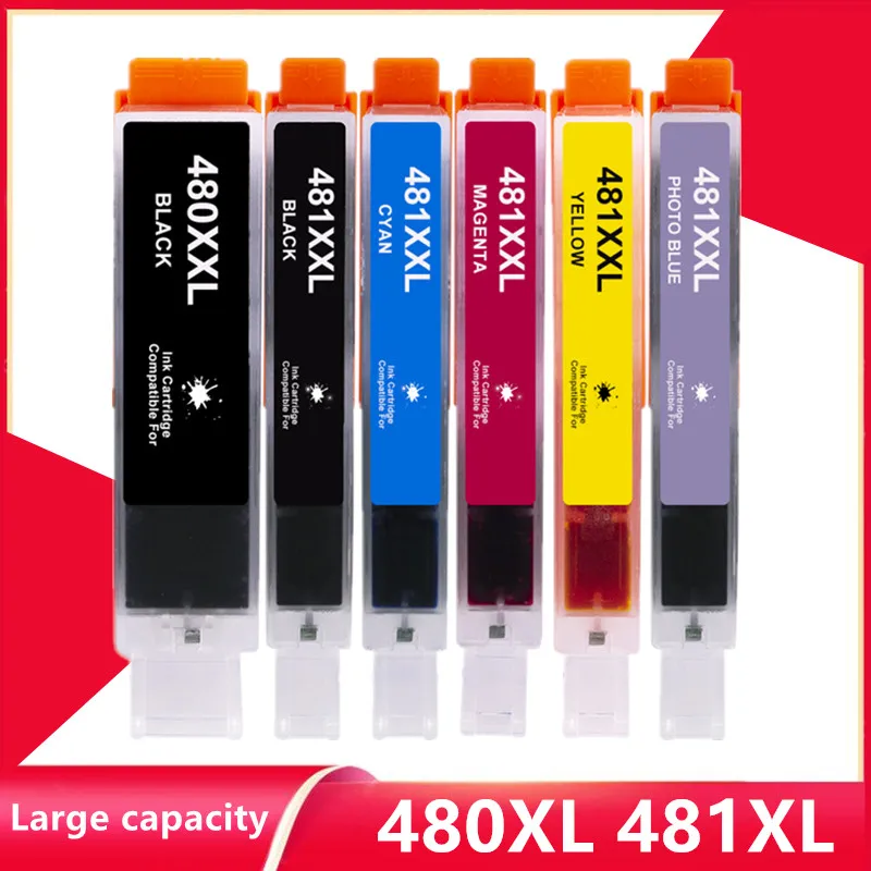 

Compatible PGI-480 CLI-481 PGI480 CLI481 480 481 480XL 481XL Ink Cartridge for Canon PIXMA TS8140 TS8240 TS9140 TS8340 Printer