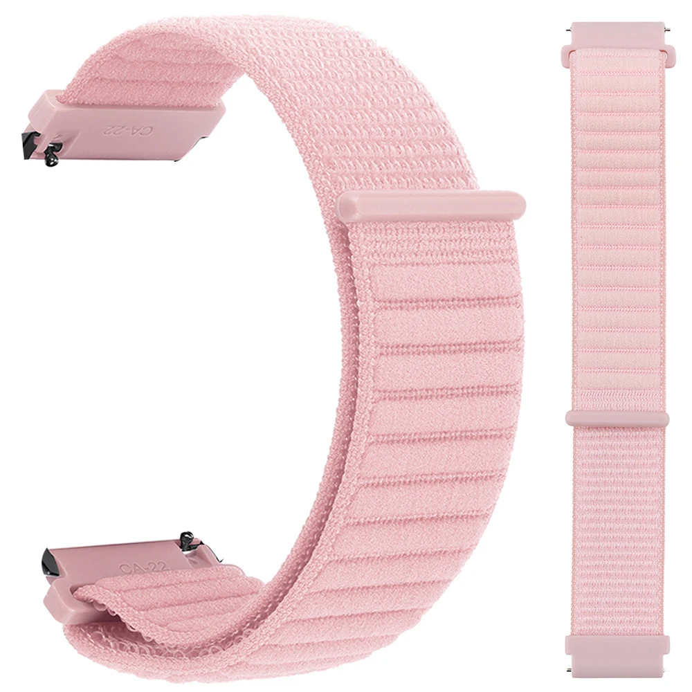 Versatile Nylon Watch Strap - 20mm/22mm, Breathable Loop Bracelet
