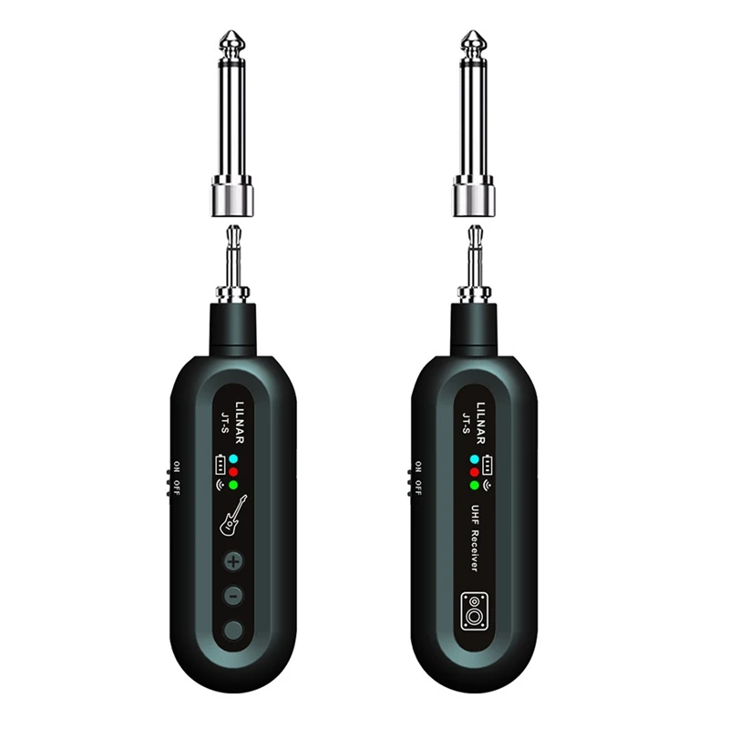 AEE7-Wireless Guitar System UHF Guitar Transmitter Receiver System For Electric Bass Musical Instrument