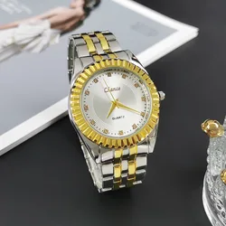 Elegant Sun - Patterned Quartz Watch with Alloy Steel Strap (Men white)