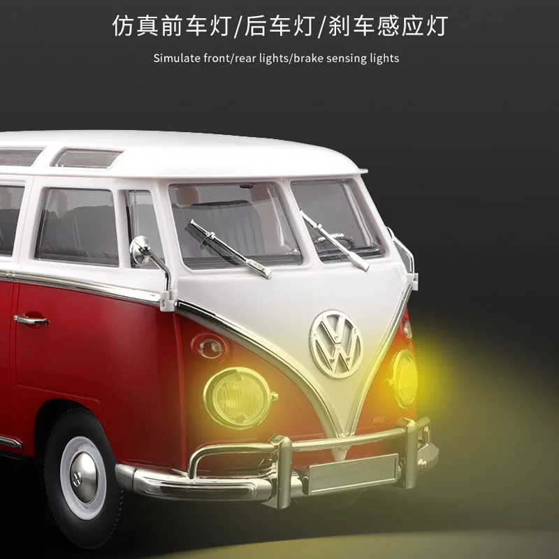 Maisto 1:16 Volkswagen Bus Alloy Rc Car High Speed Drift Simulation Handle Wireless Remote Control 4wd Car Male Birthday Gift 5
